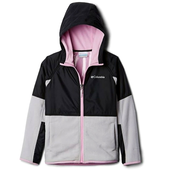 Columbia Girl's Youth Basin Butte Fleece Full Zip Jacket L XL